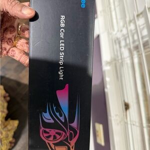 RGB Car LED Strip Light - Black Box with Gradient Graphic